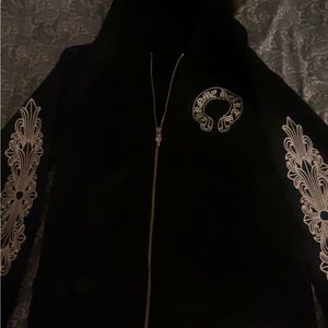 chrome hearts zipup black